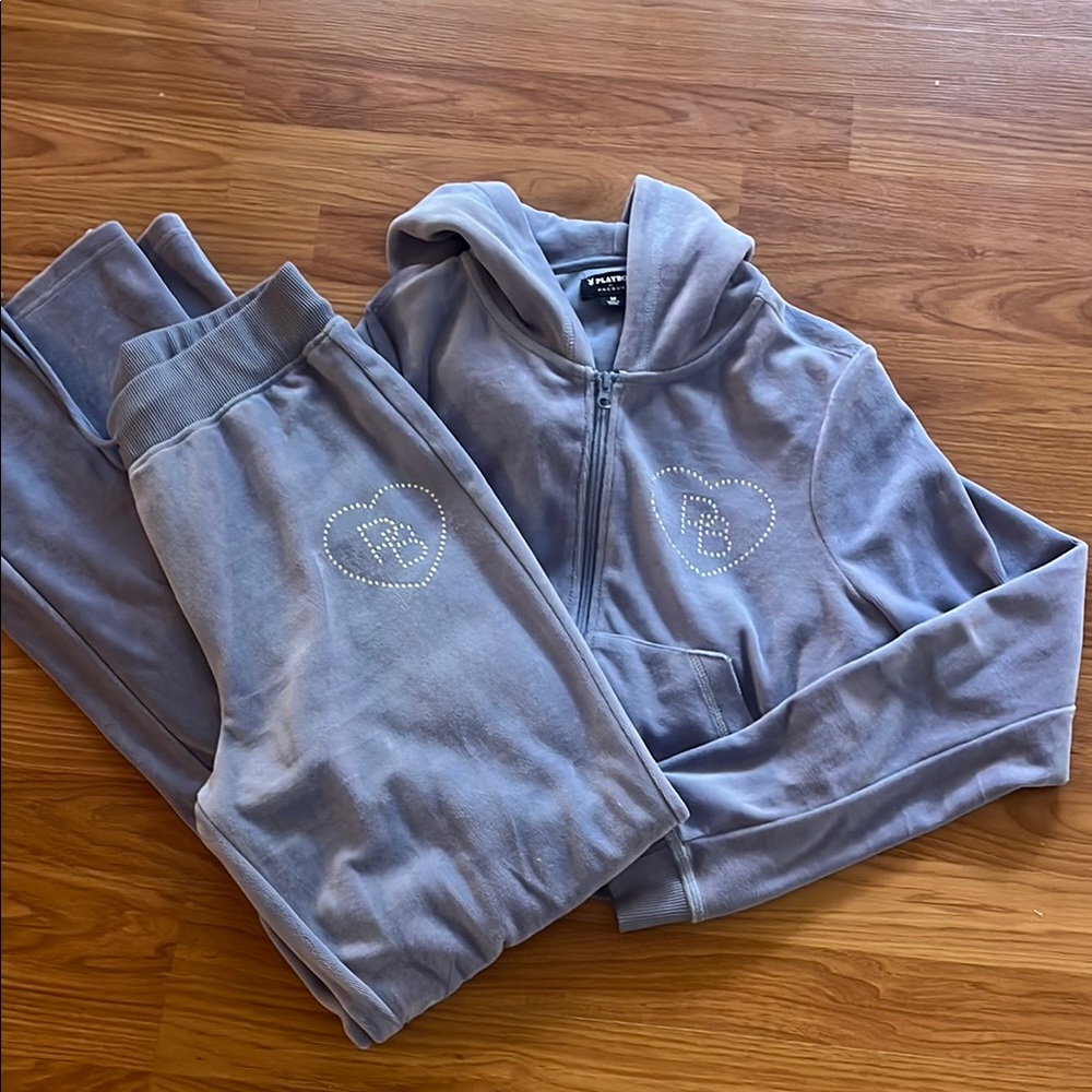 Playboy velour tracksuit
